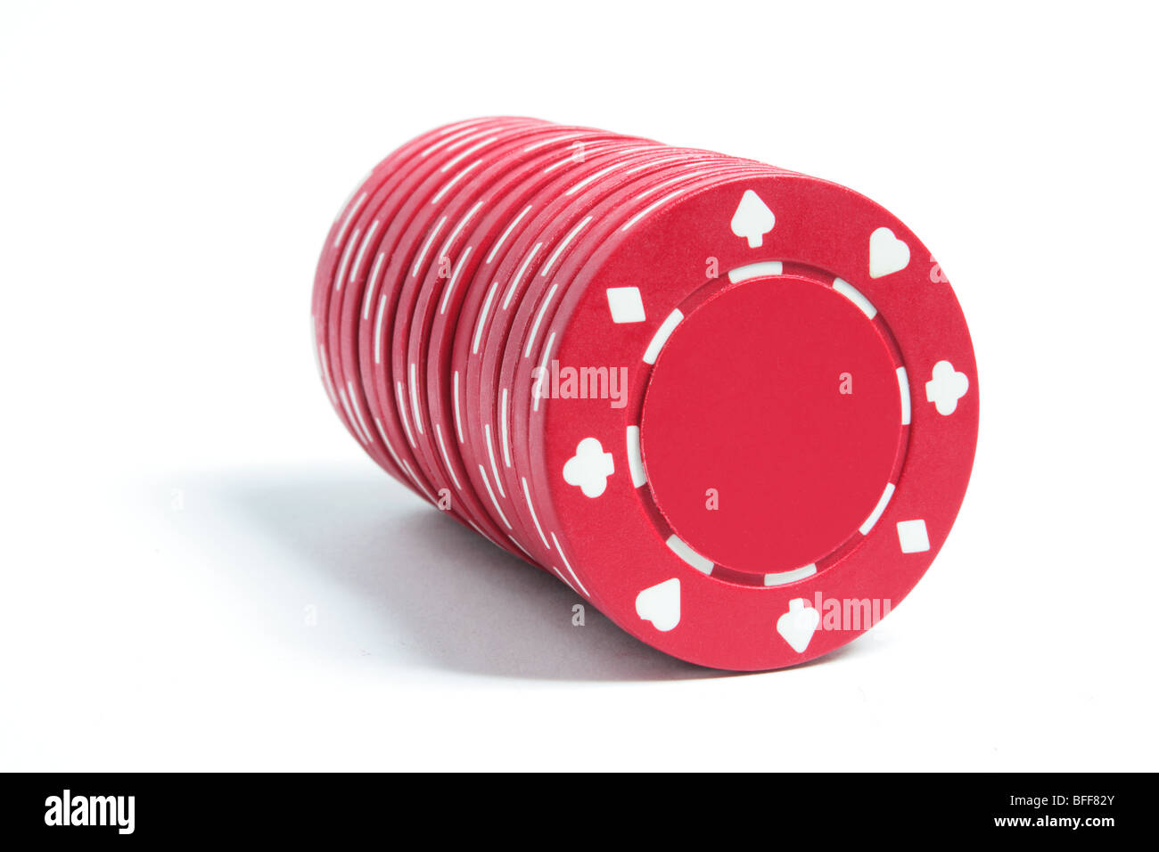 Stack of Poker Chips Stock Photo Alamy