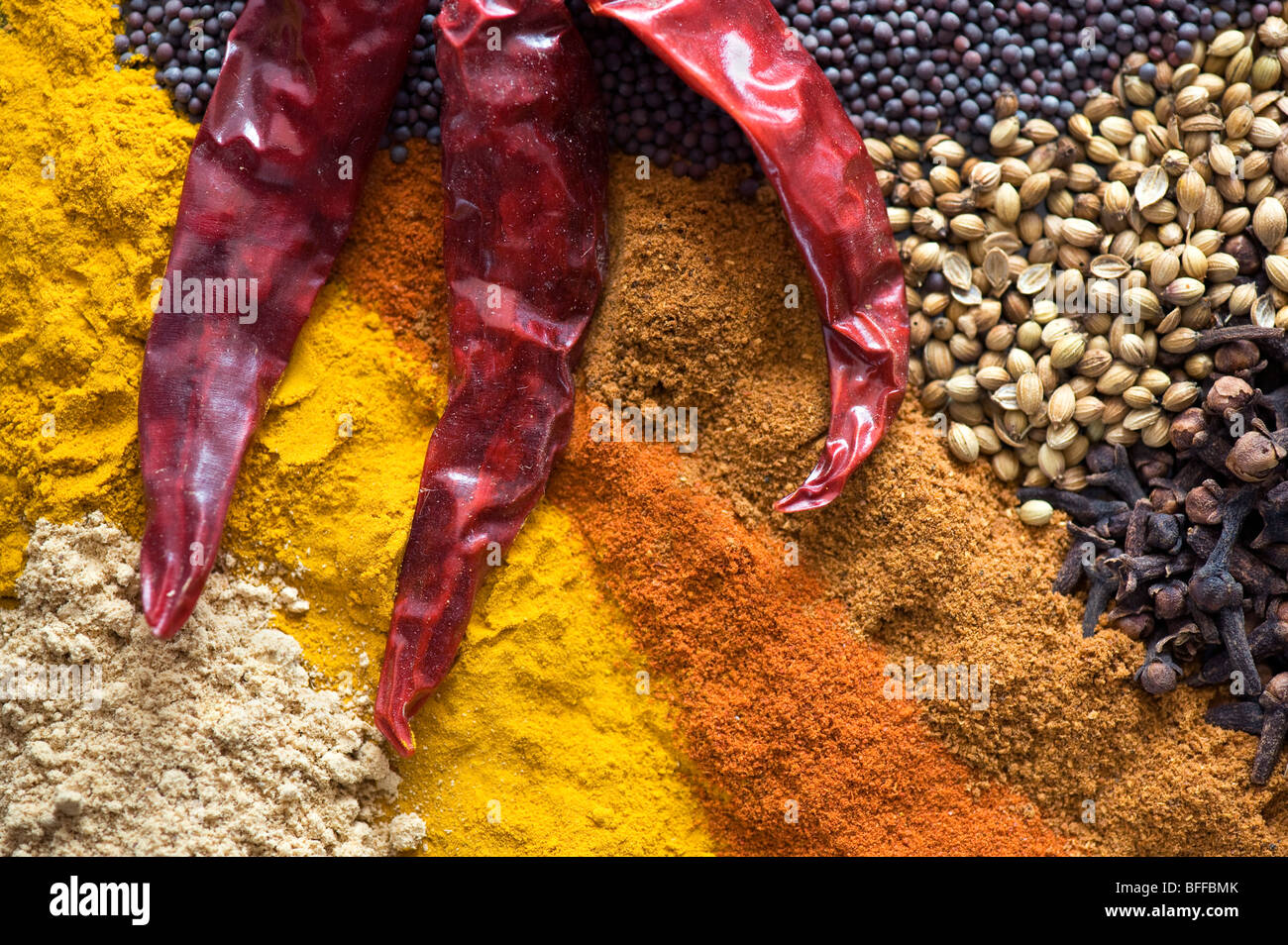 Indian cooking spices Stock Photo Alamy