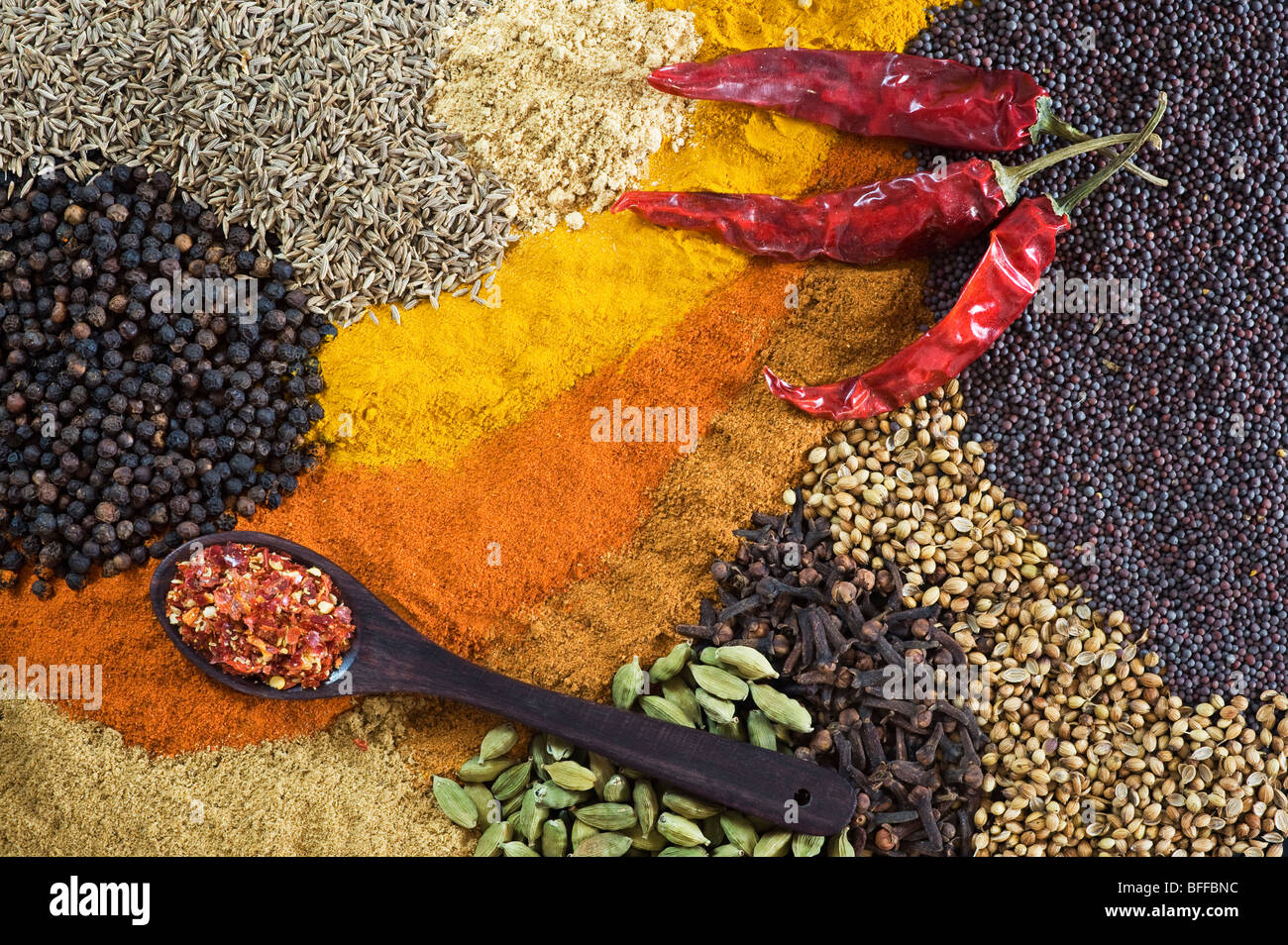 Indian cooking spices Stock Photo Alamy
