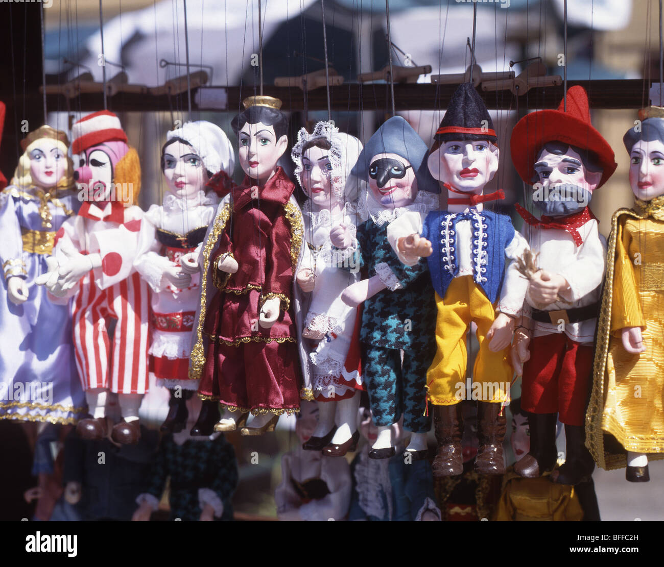 Puppet souvenirs, Prague, Czech Republic Stock Photo Alamy