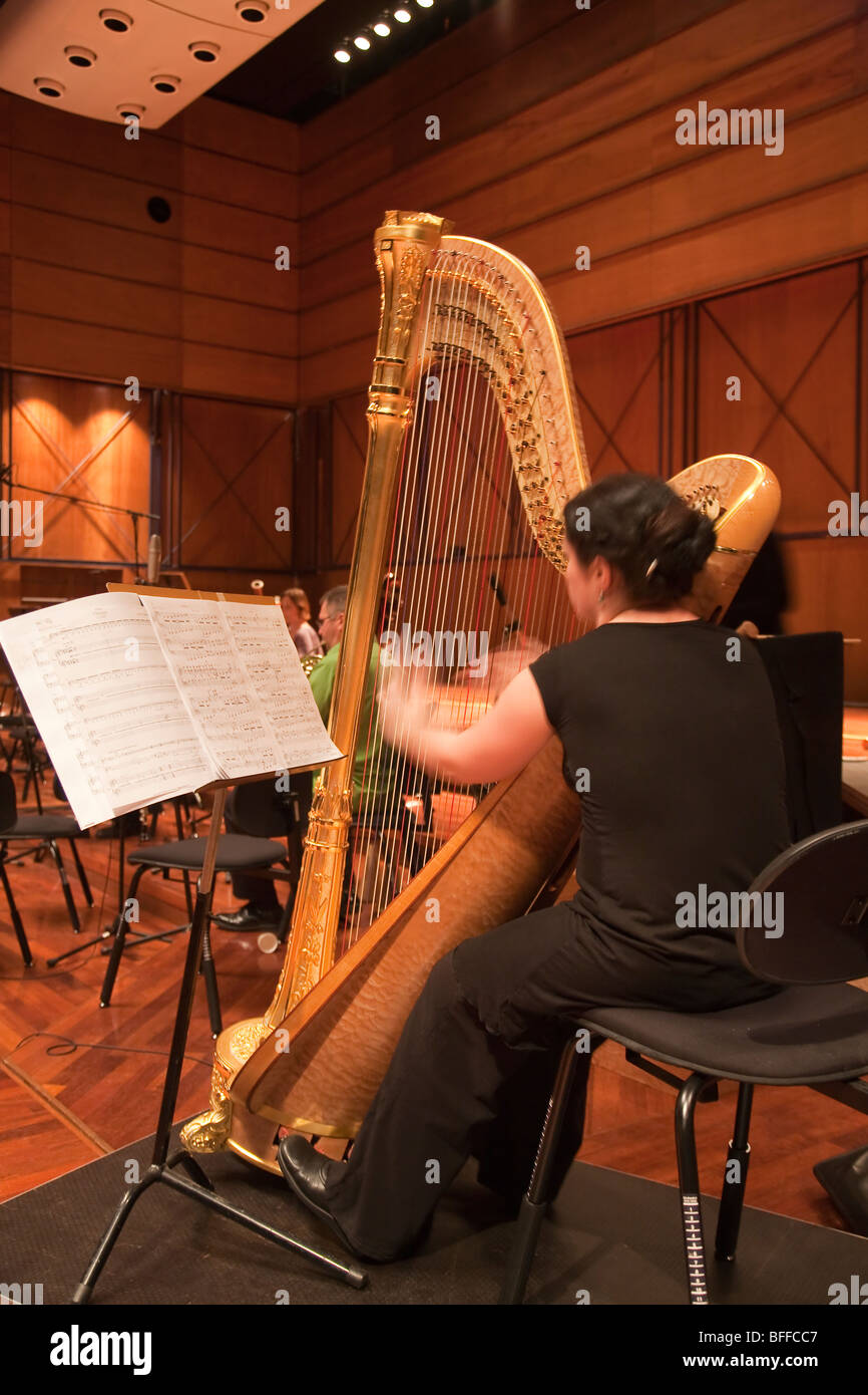 Harpist hires stock photography and images Alamy