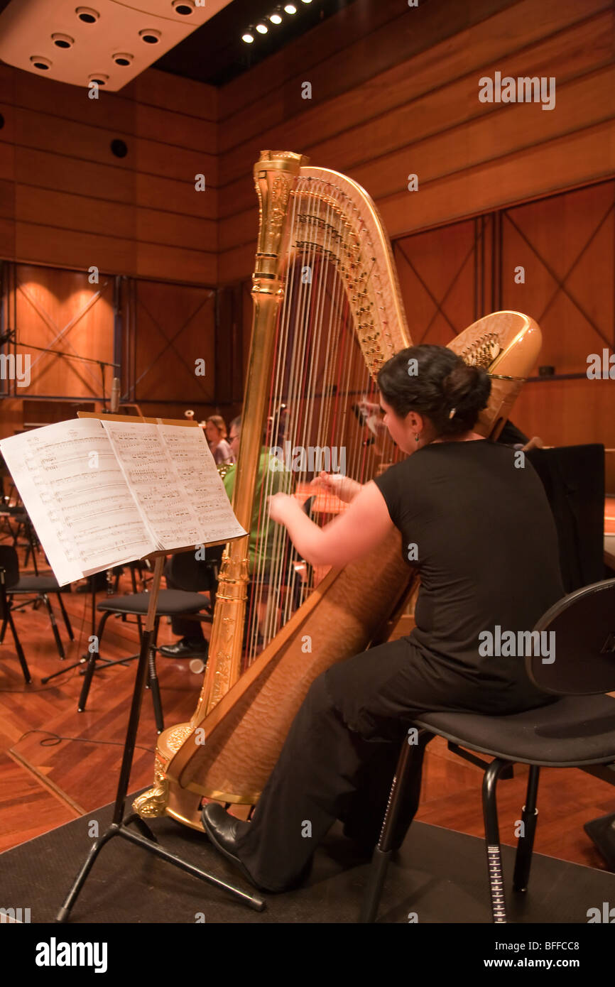 Harpist hires stock photography and images Alamy