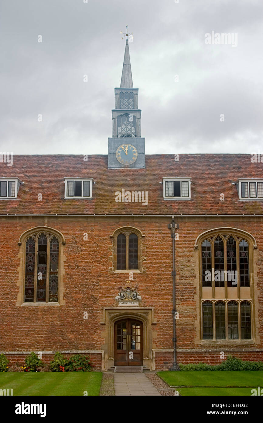 Cambridge University on a cloudy day Stock Photo