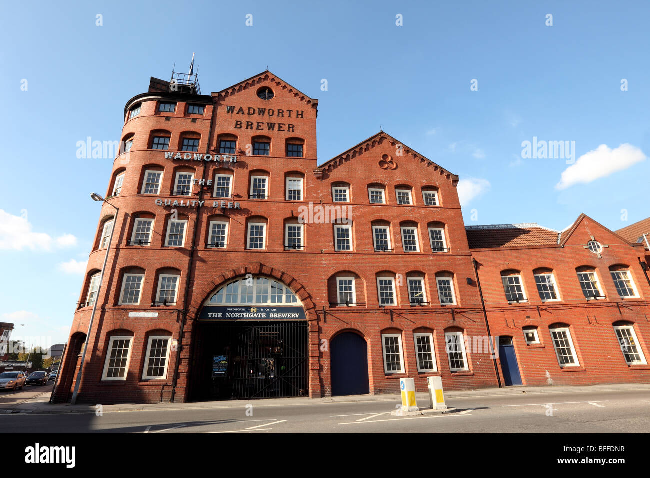 Wadworth Brewery Northgate brewery Devizes Wiltshire England Stock