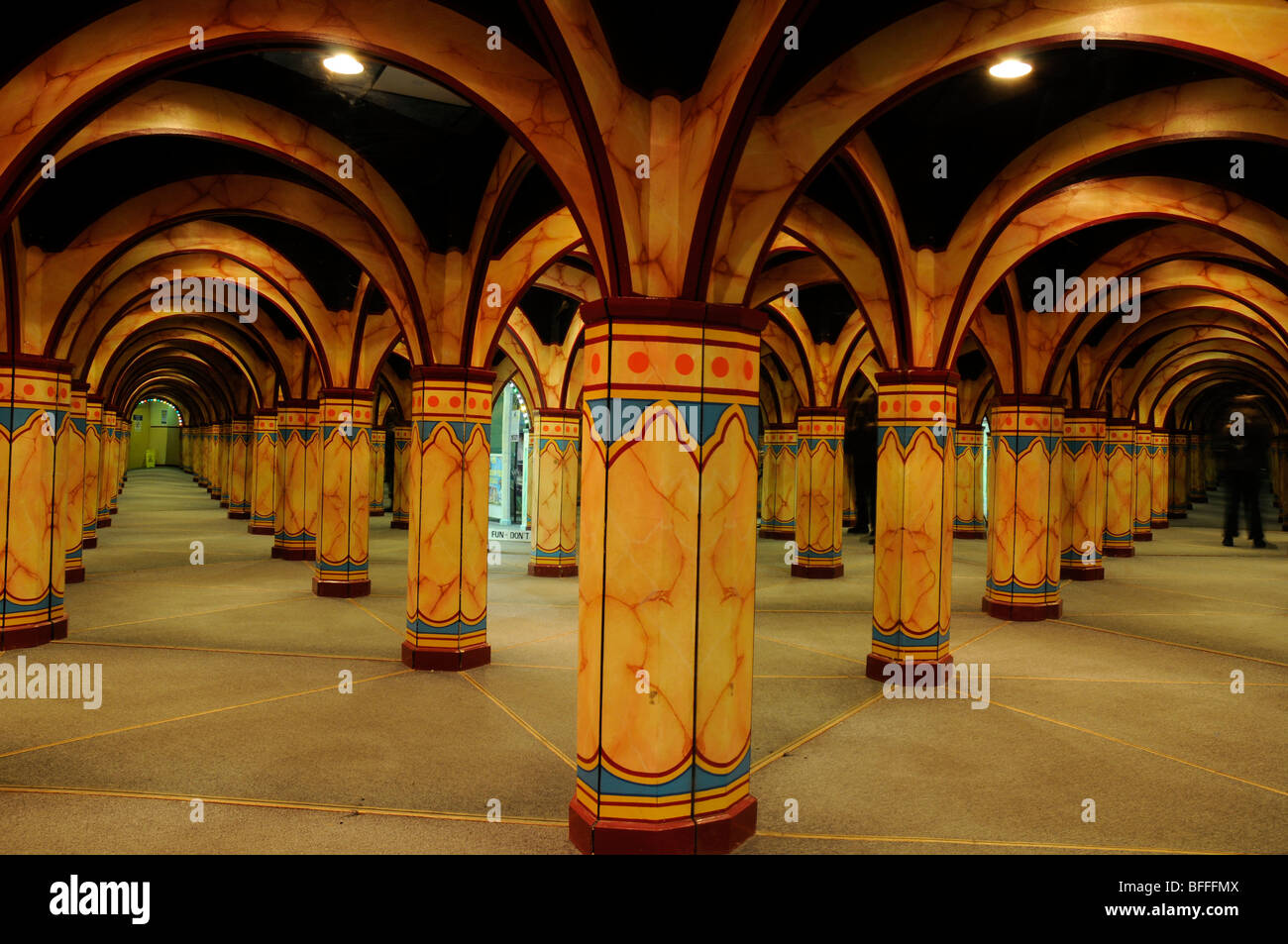 Hall of Mirrors, Wookey Hole, Somerset, UK Stock Photo
