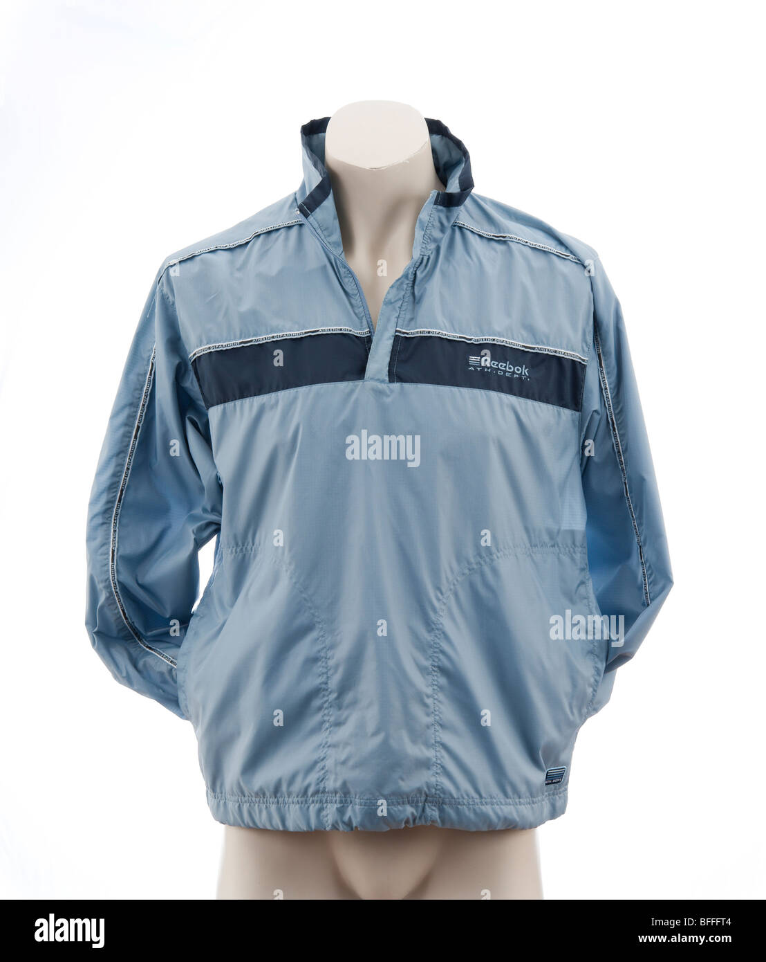 Reebok Athletic Department mens rain jacket cagoule in blue Stock Photo -  Alamy