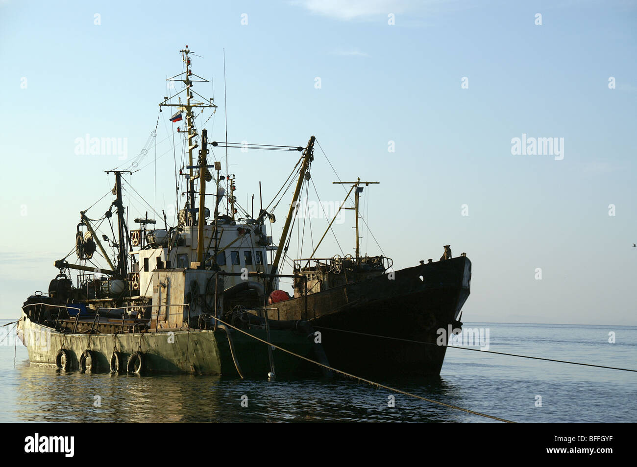 Fishing vessel. Stock Photo