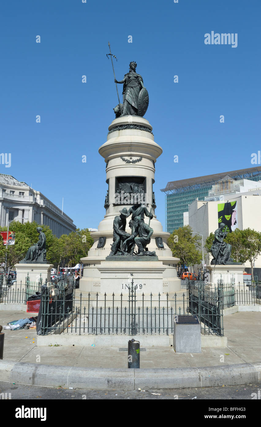 Pioneer monument in San Francisco Stock Photo - Alamy