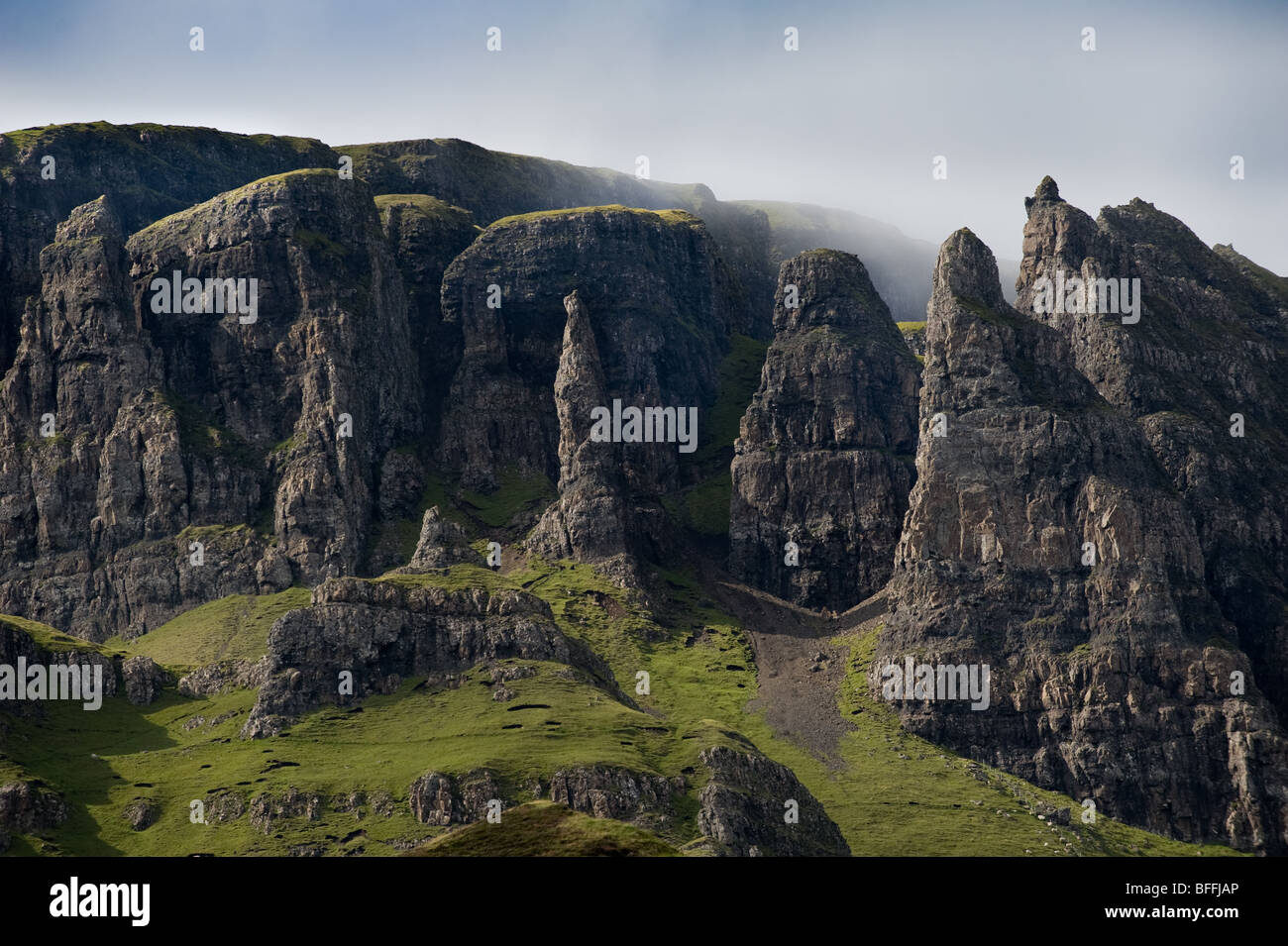 photograph of trotternish ridge staffin on isle of skye Stock Photo - Alamy