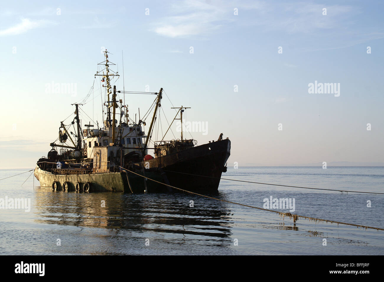 Fishing vessel. Stock Photo
