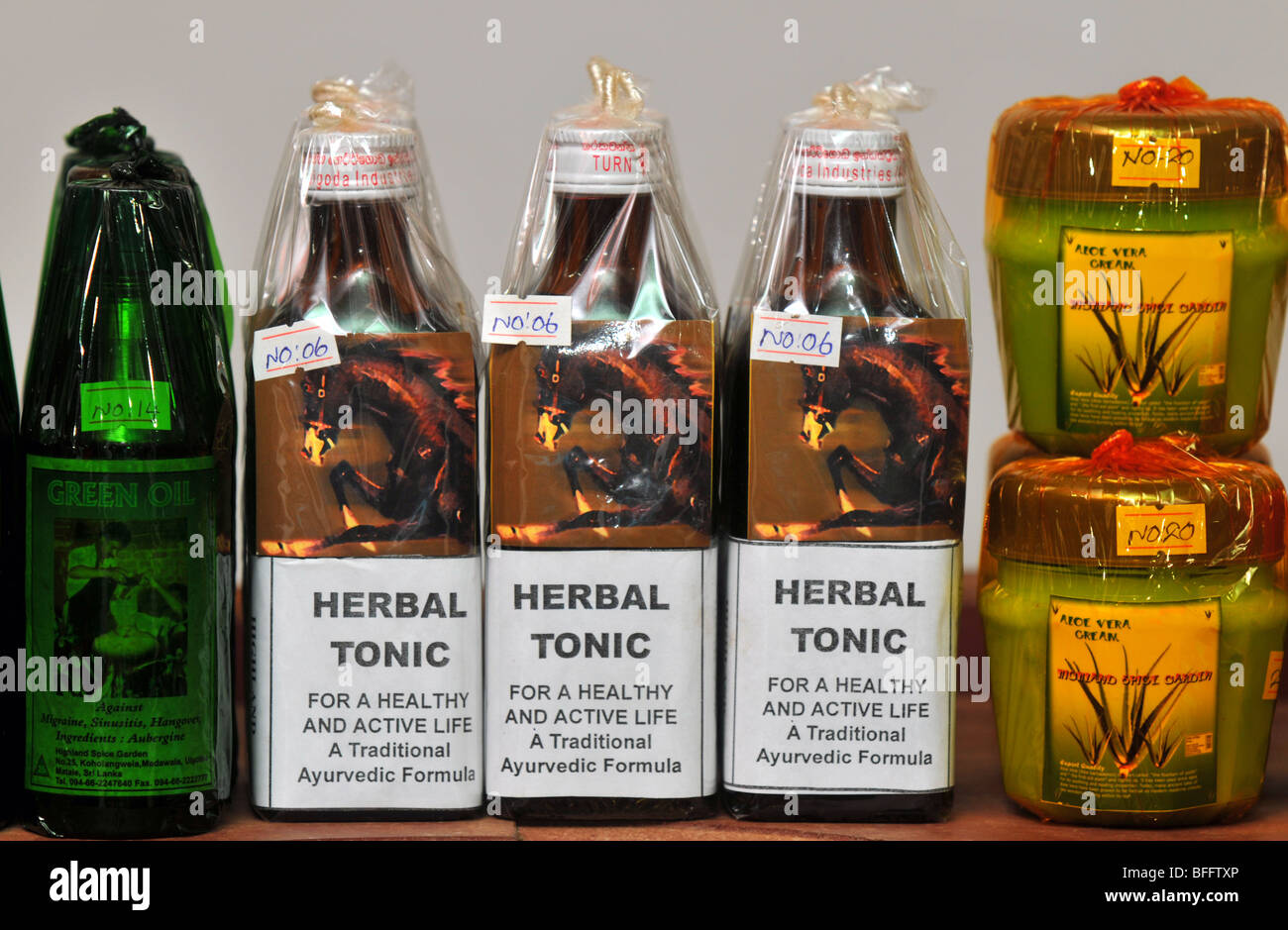 Herbal remedies, herbalism Stock Photo