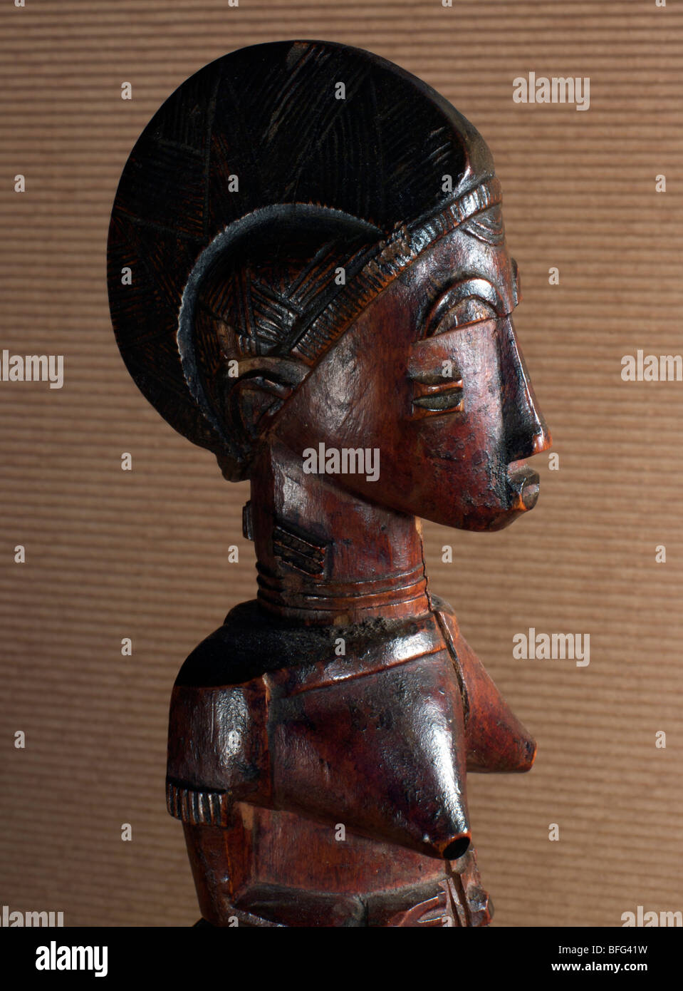 Baule (Ivory Coast) statuette Stock Photo