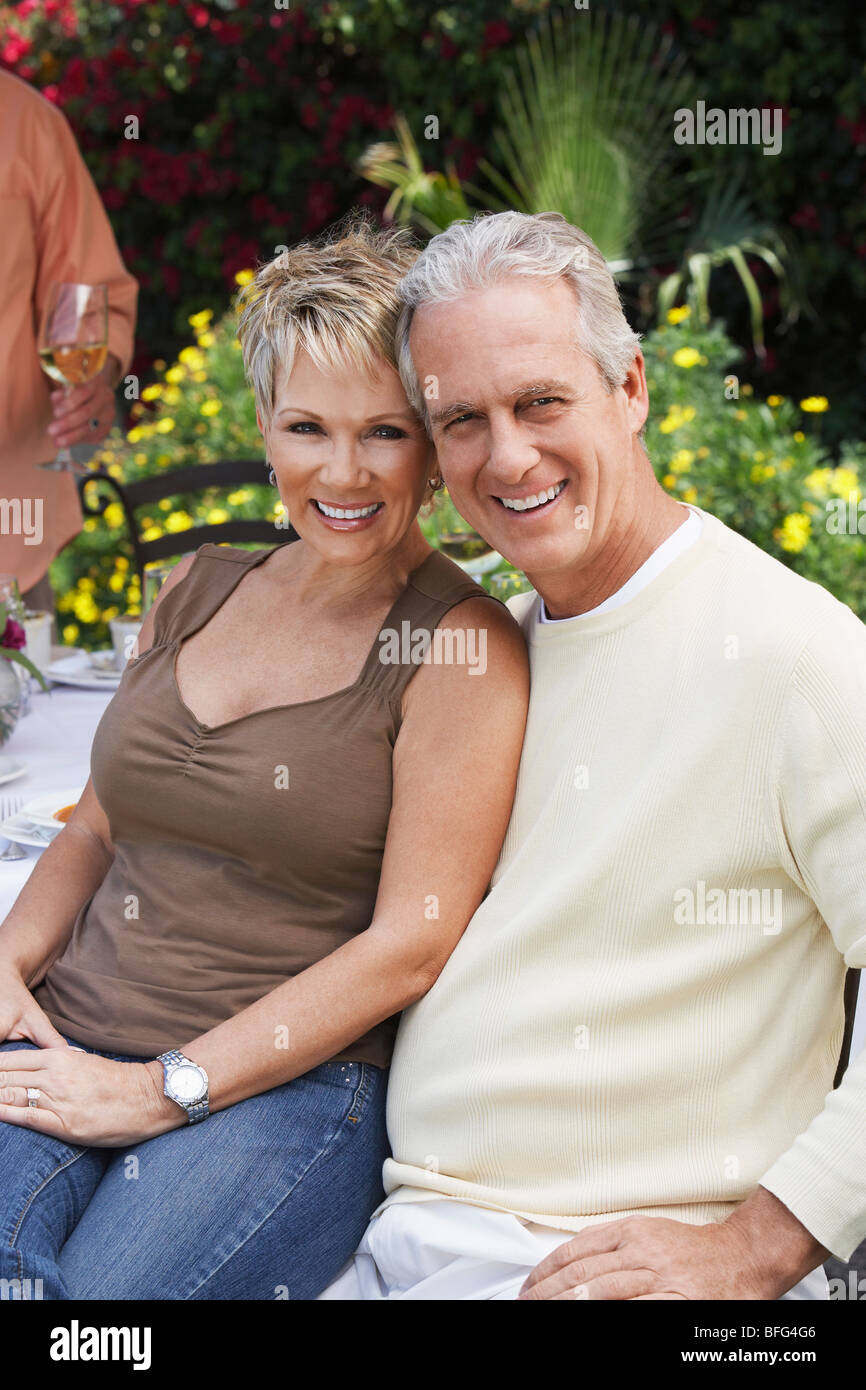 Affectionate couple middle aged hi-res stock photography and images - Alamy