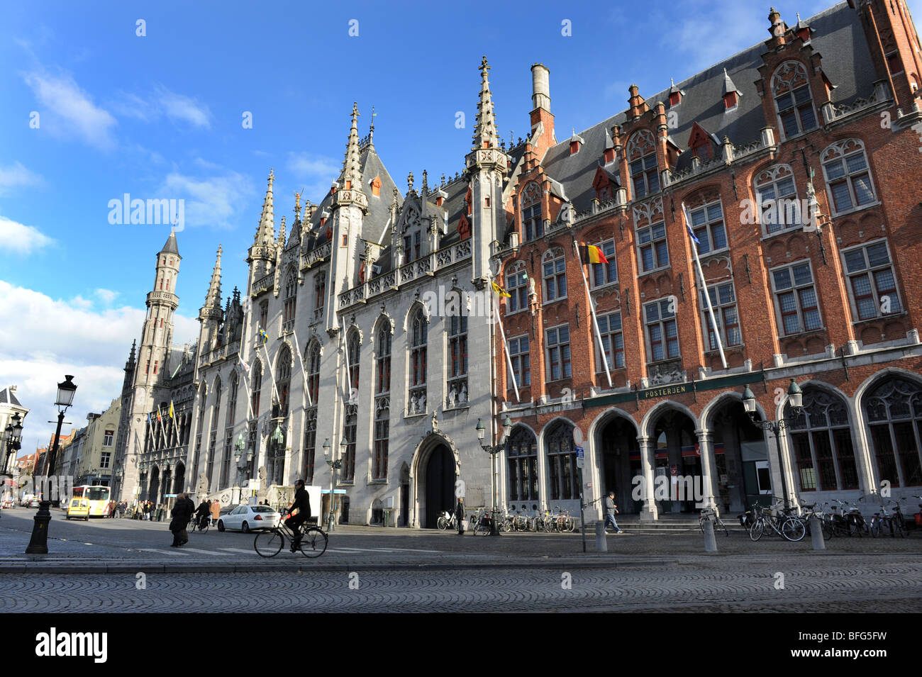 Grote Markt with Governor House the Provincial Court and Post Office at