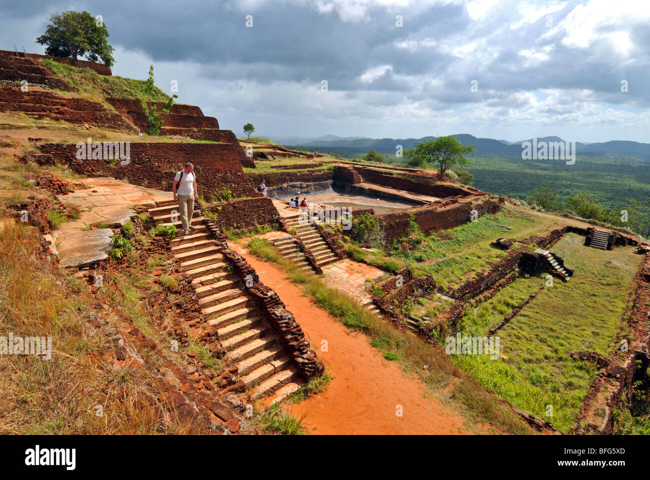 Sigiriya rock fortress, Sri Lanka, Sigiriya Stock Photo
