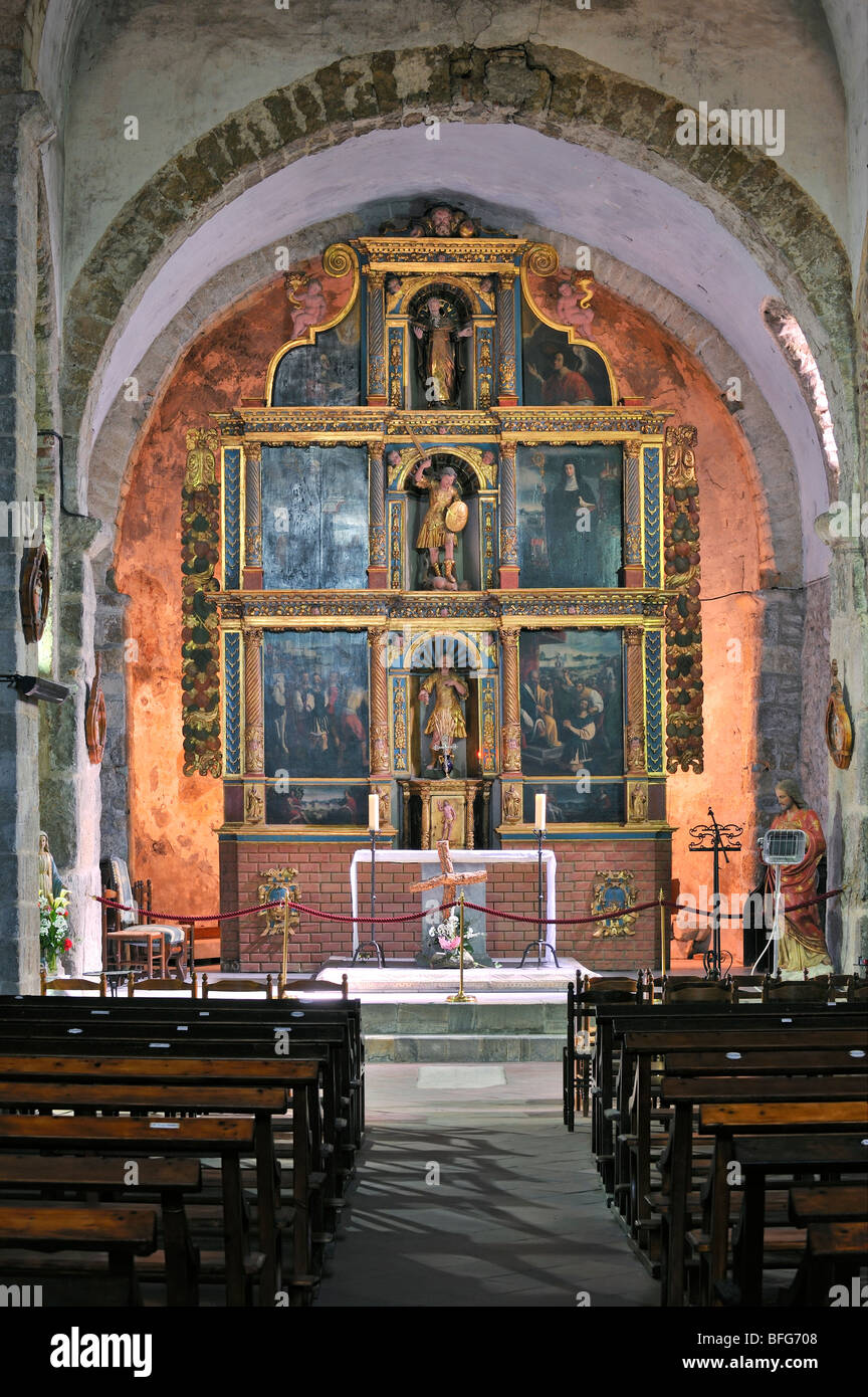 The Abbey at Saint Genis des Fontaines, Pyrenees Orientales, France