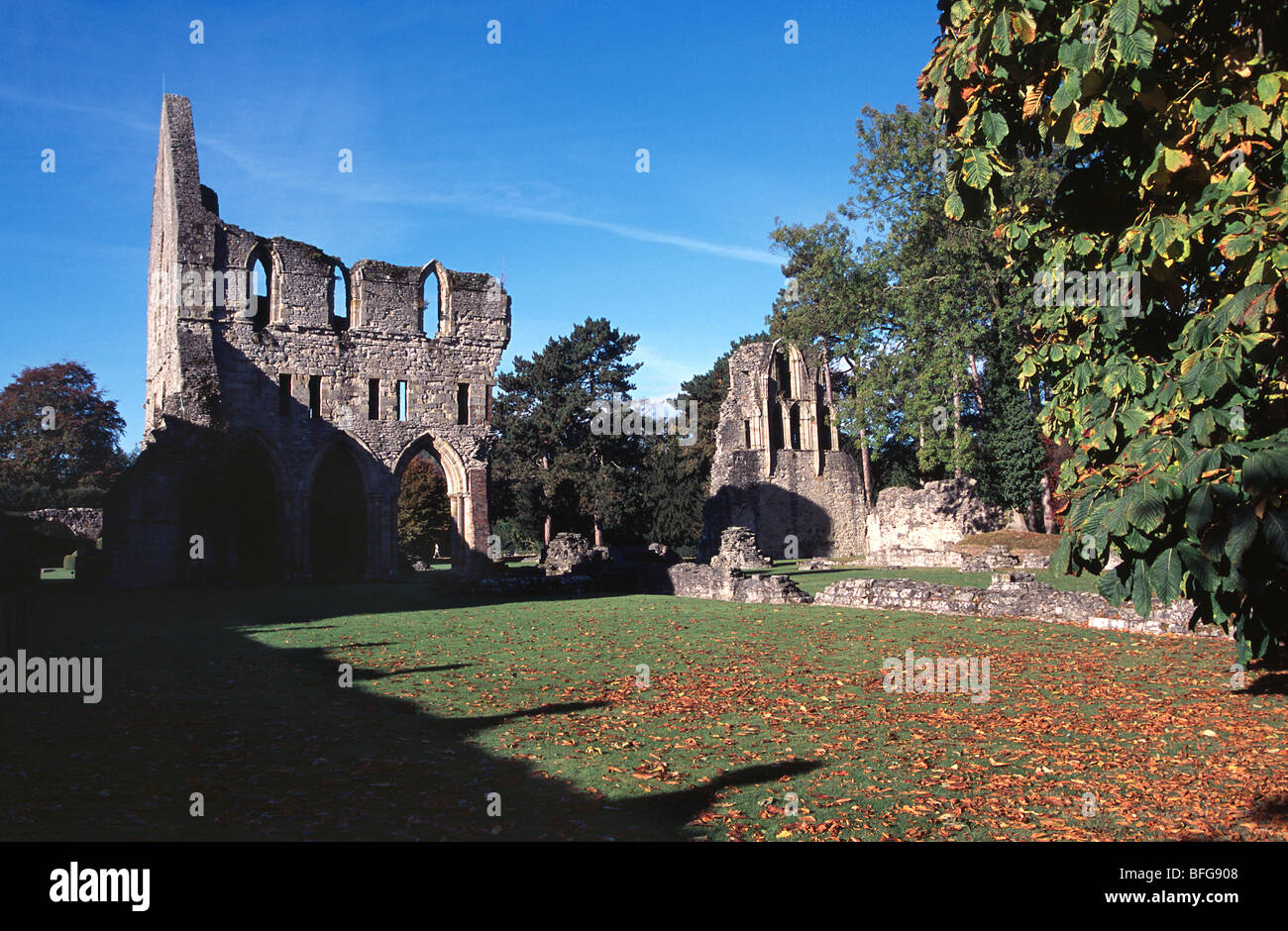 much wenlock abbey shropshire england Stock Photo Alamy