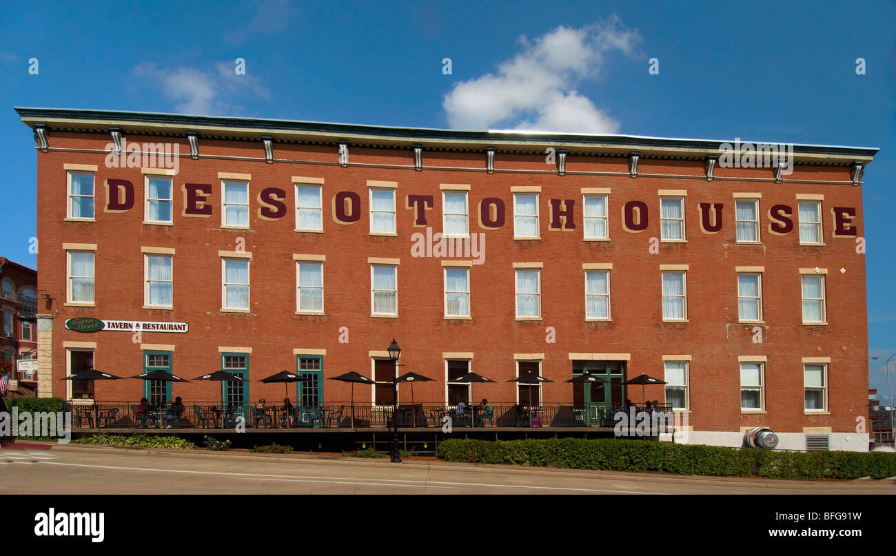 Historic DeSoto House Hotel Galena Illinois Stock Photo - Alamy