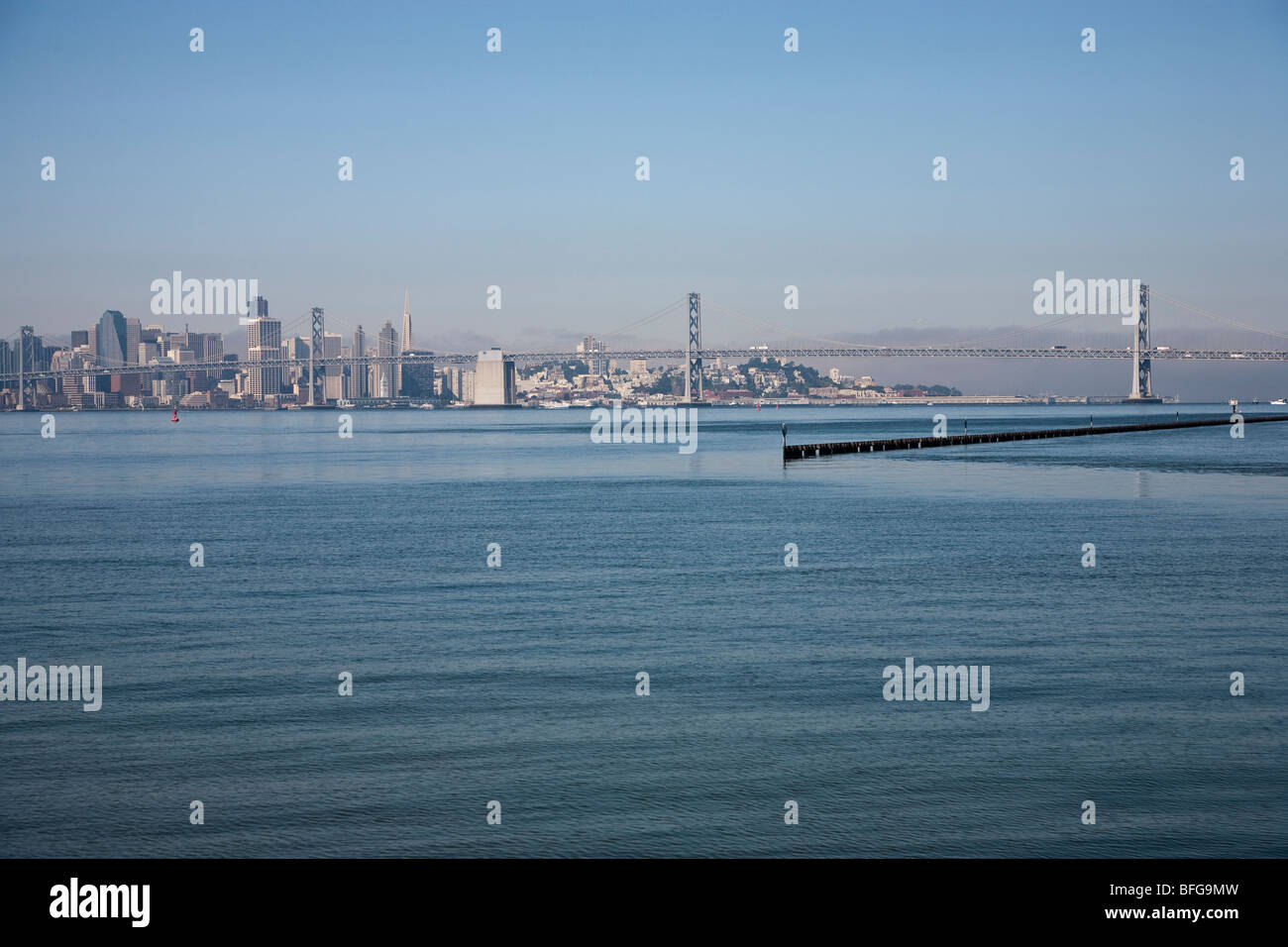 Oakland Bay Bridge, San Francisco in California, USA Stock Photo