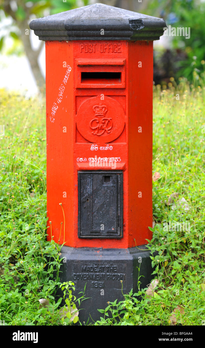 Sri lanka post box hires stock photography and images Alamy