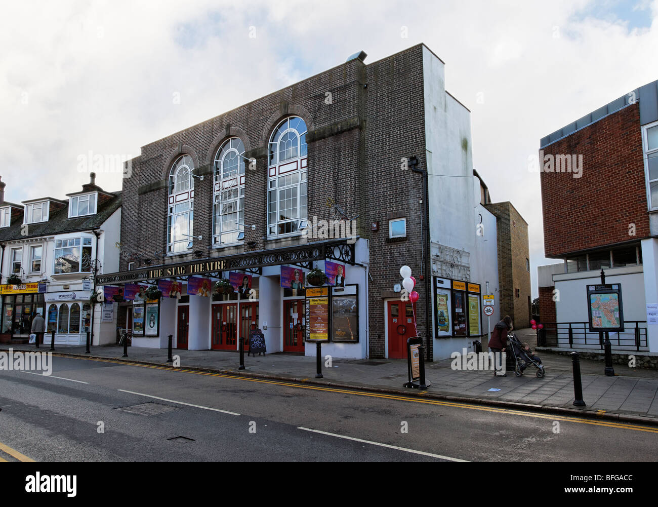 The Stag Theatre in Sevenoaks High Street Stock Photo Alamy