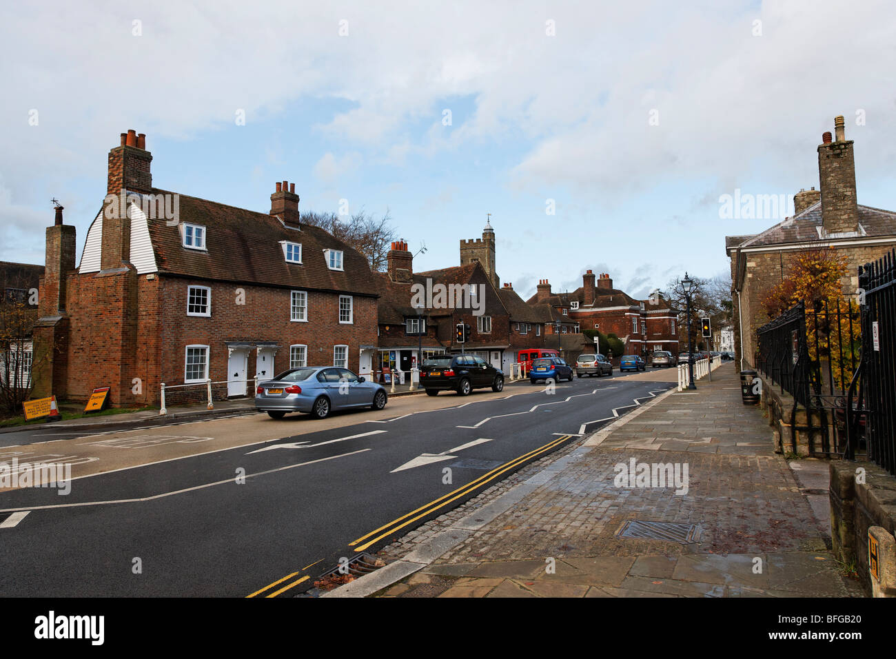Architecture in Sevenoaks High Street Stock Photo Alamy