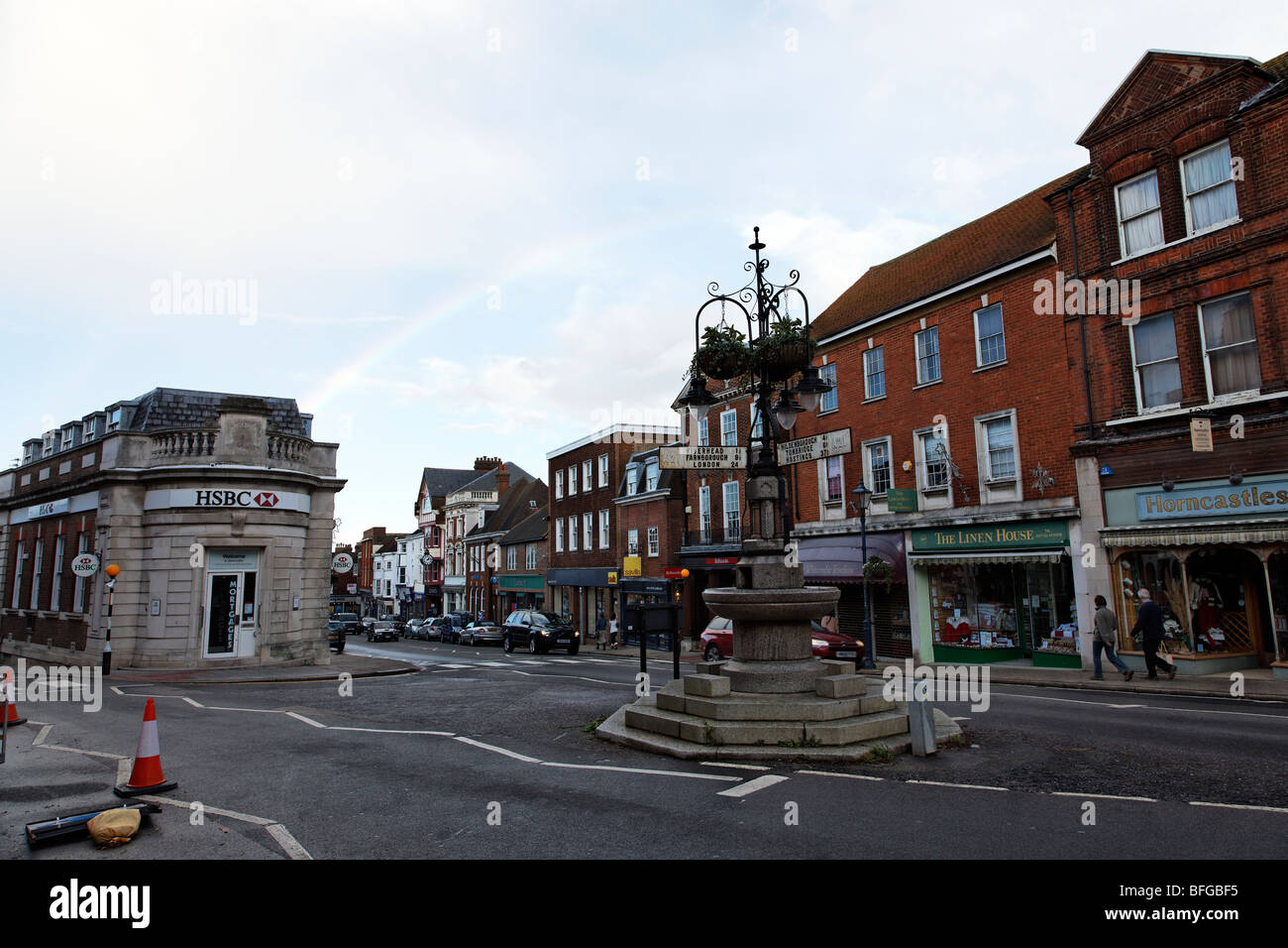 A view of Sevenoaks Town high street Stock Photo 26790489 Alamy