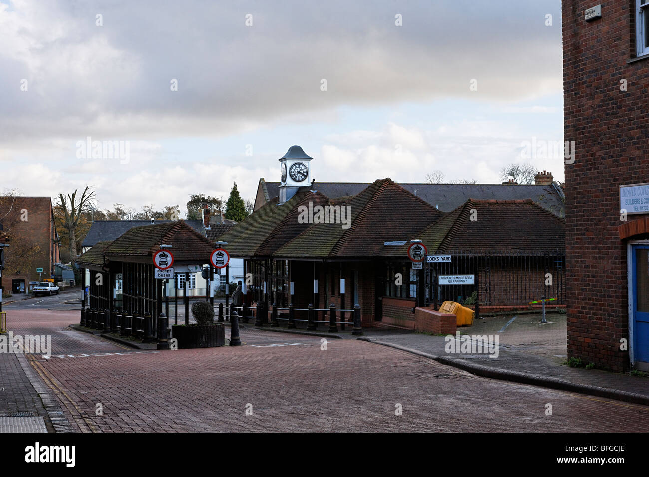 Sevenoaks Bus Station Stock Photo