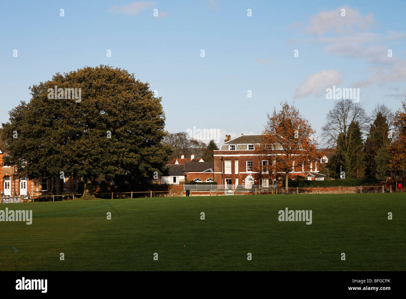 Views of The Vine cricket ground, Sevenoaks, Kent Stock Photo