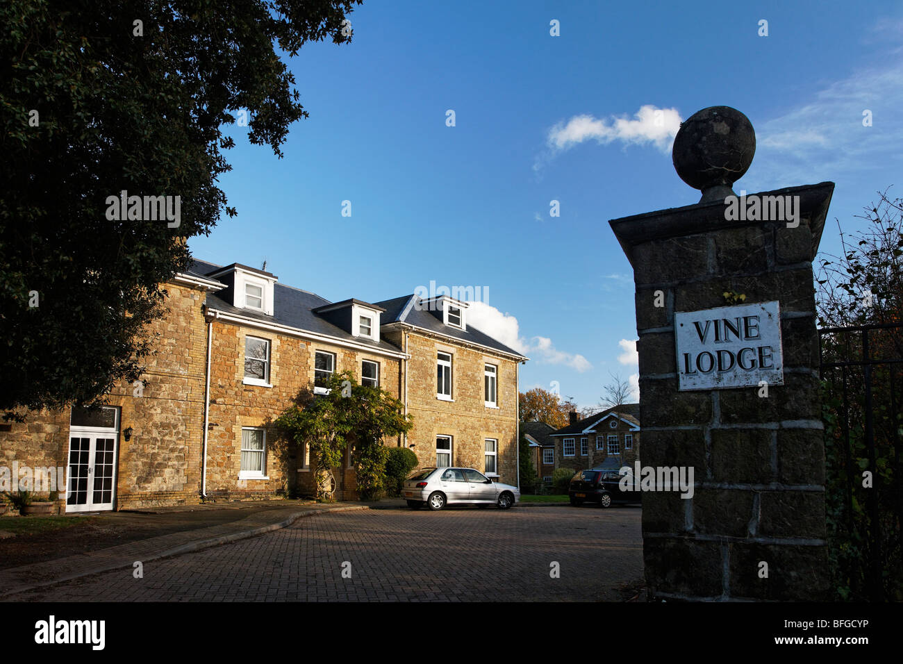 Vine lodge housing estate, Sevenoaks Stock Photo