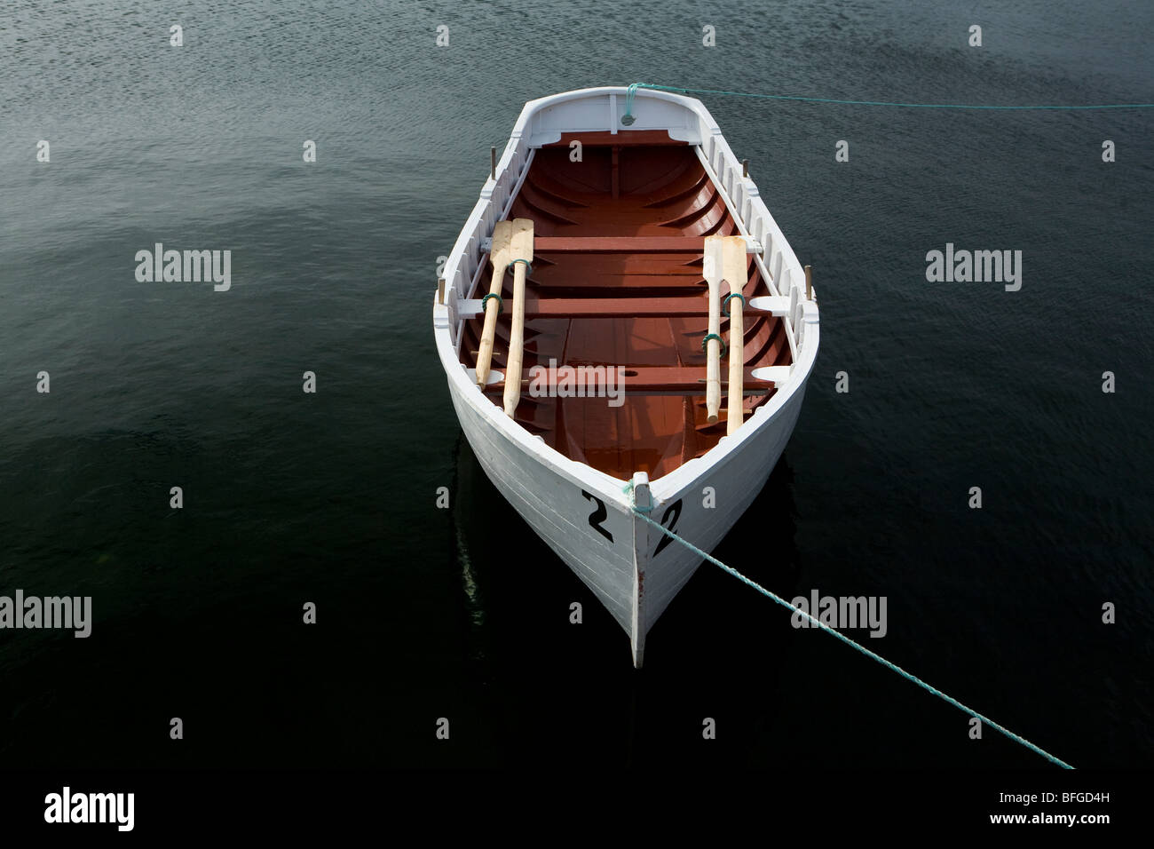 hand built punt, Joe Batt's Arm, Fogo Island, Newfoundland & Labrador, Canada Stock Photo Alamy