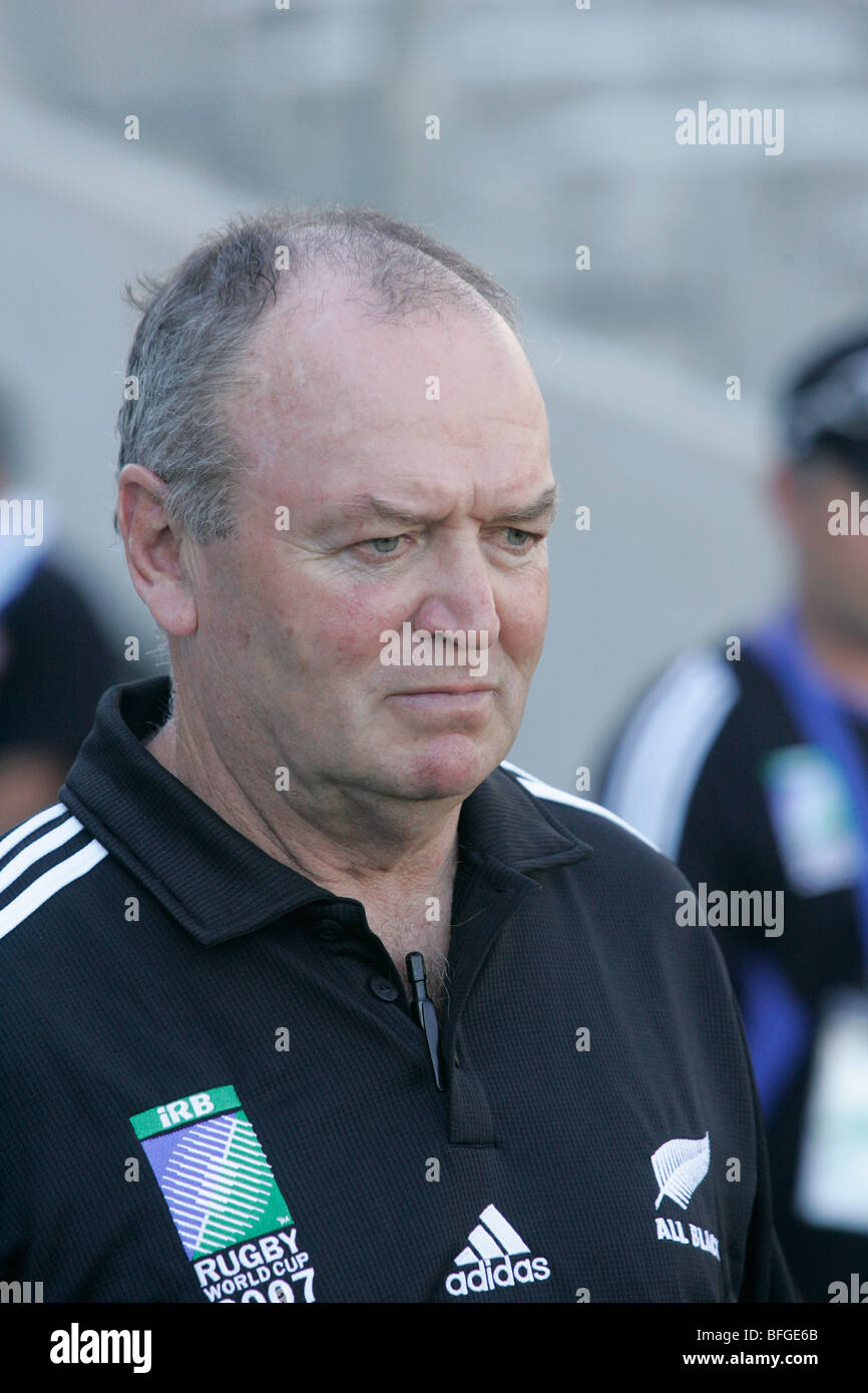 New Zealand Rugby Union team coach, Graham Henry Stock Photo