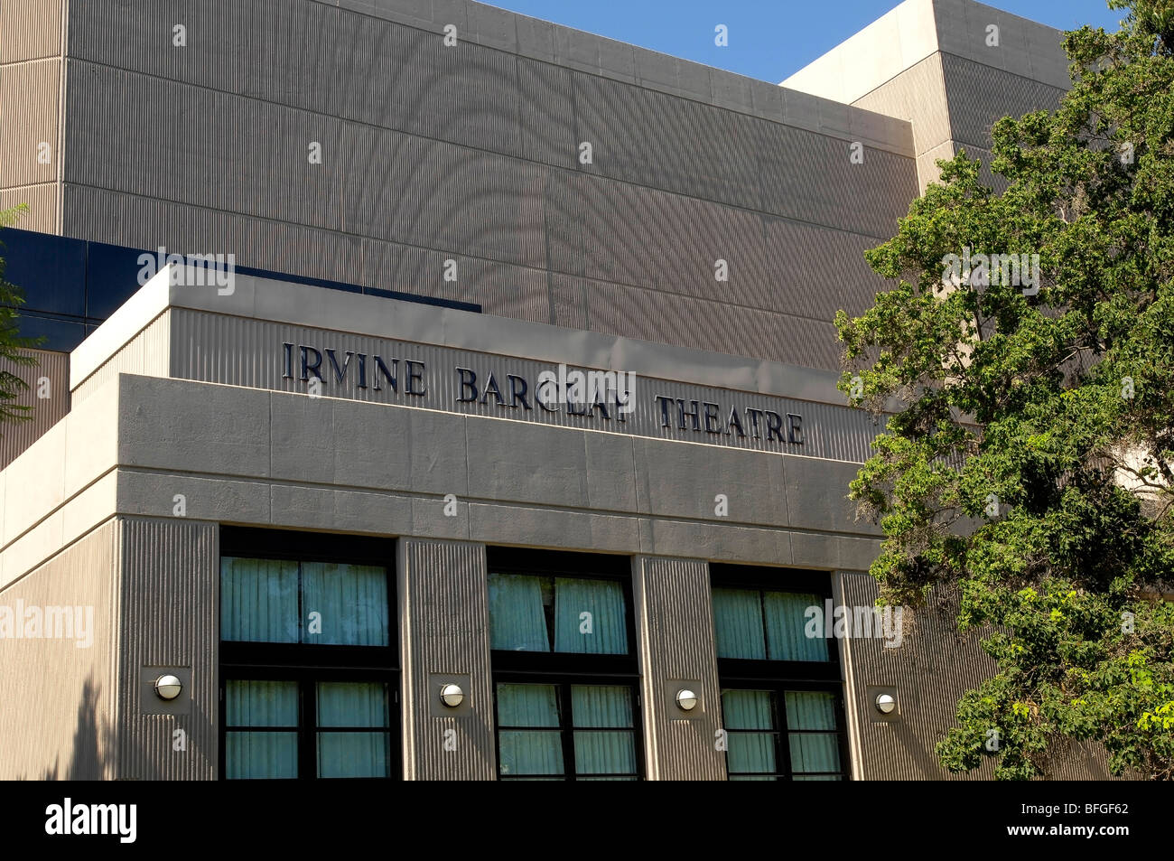 UCI / University of California, Irvine Barclay Theater. Stock Photo