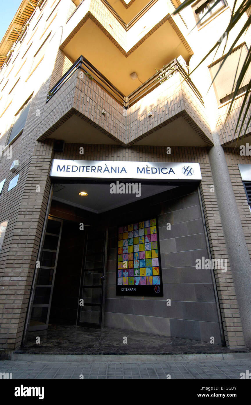 Mediterrania Medica abortion clinic, Valencia, Spain Stock Photo