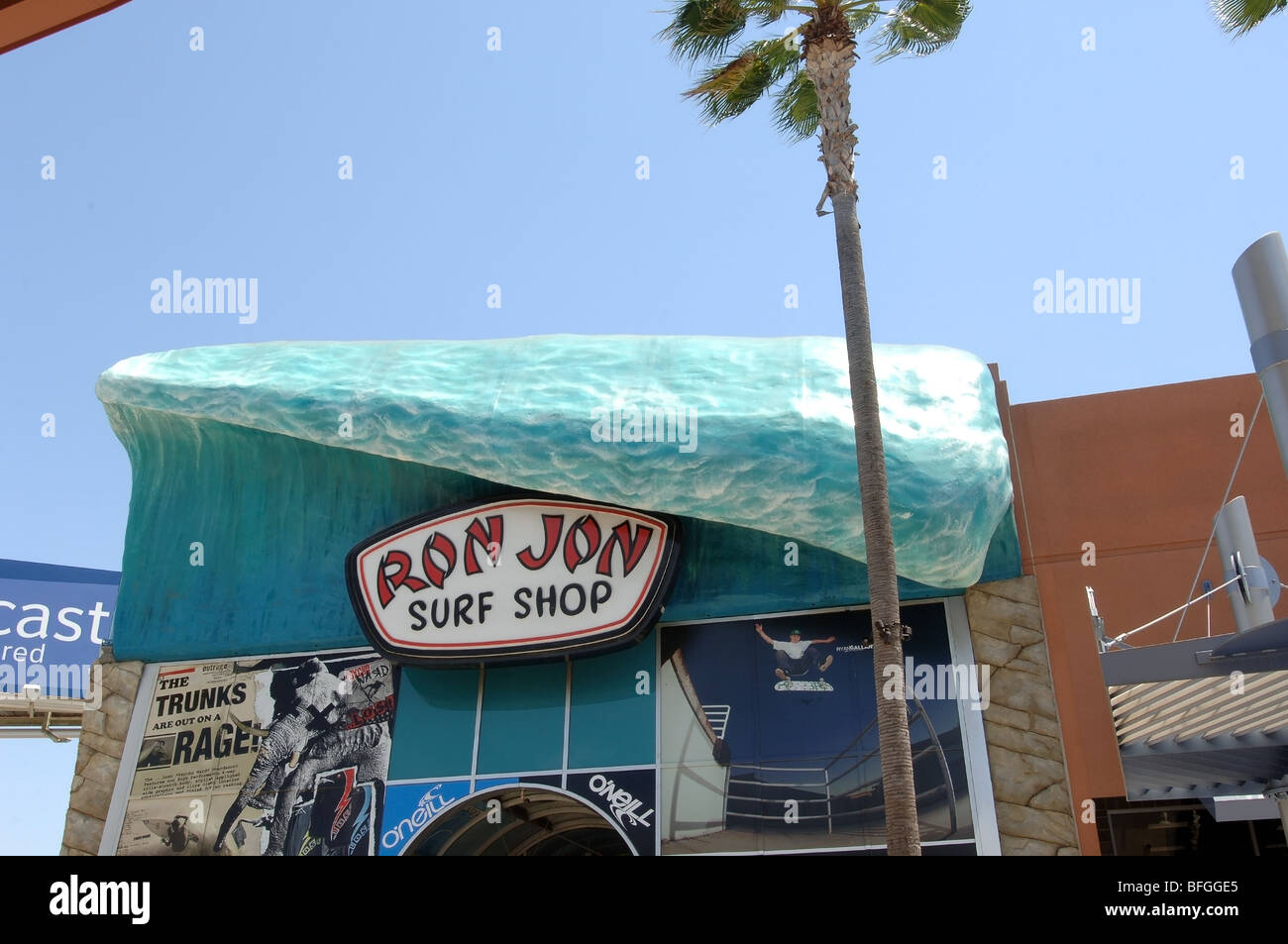 Ron Jon Surf Shop taken prior to it's tear down when the store was closed. Stock Photo