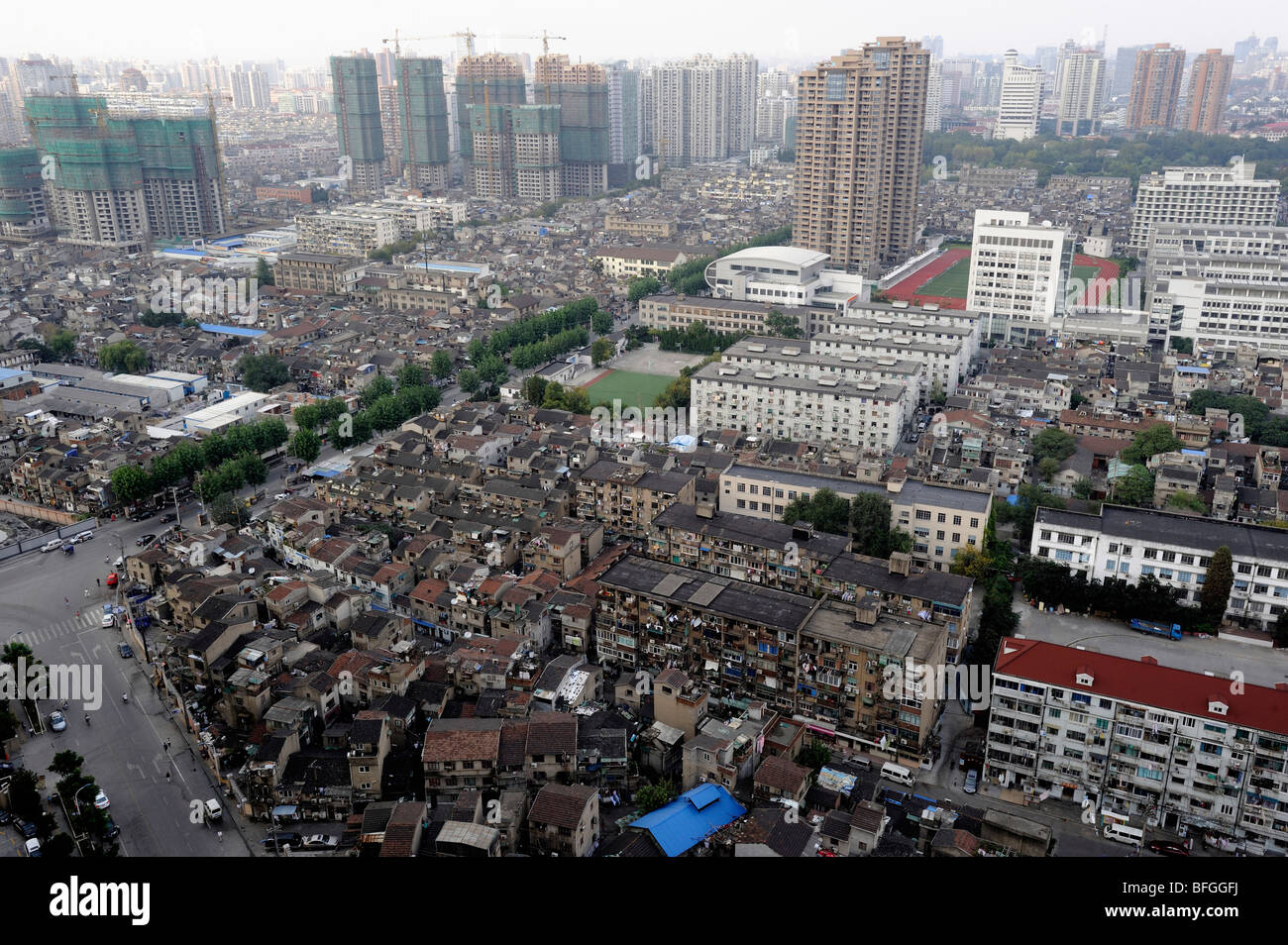 China Shanghai Chinese City View Overlook Real Estate Property Stock