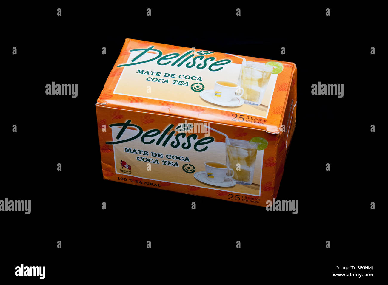 Delisse Mate De Coca tea, a traditional Peruvian herbal drink made with coca leaves