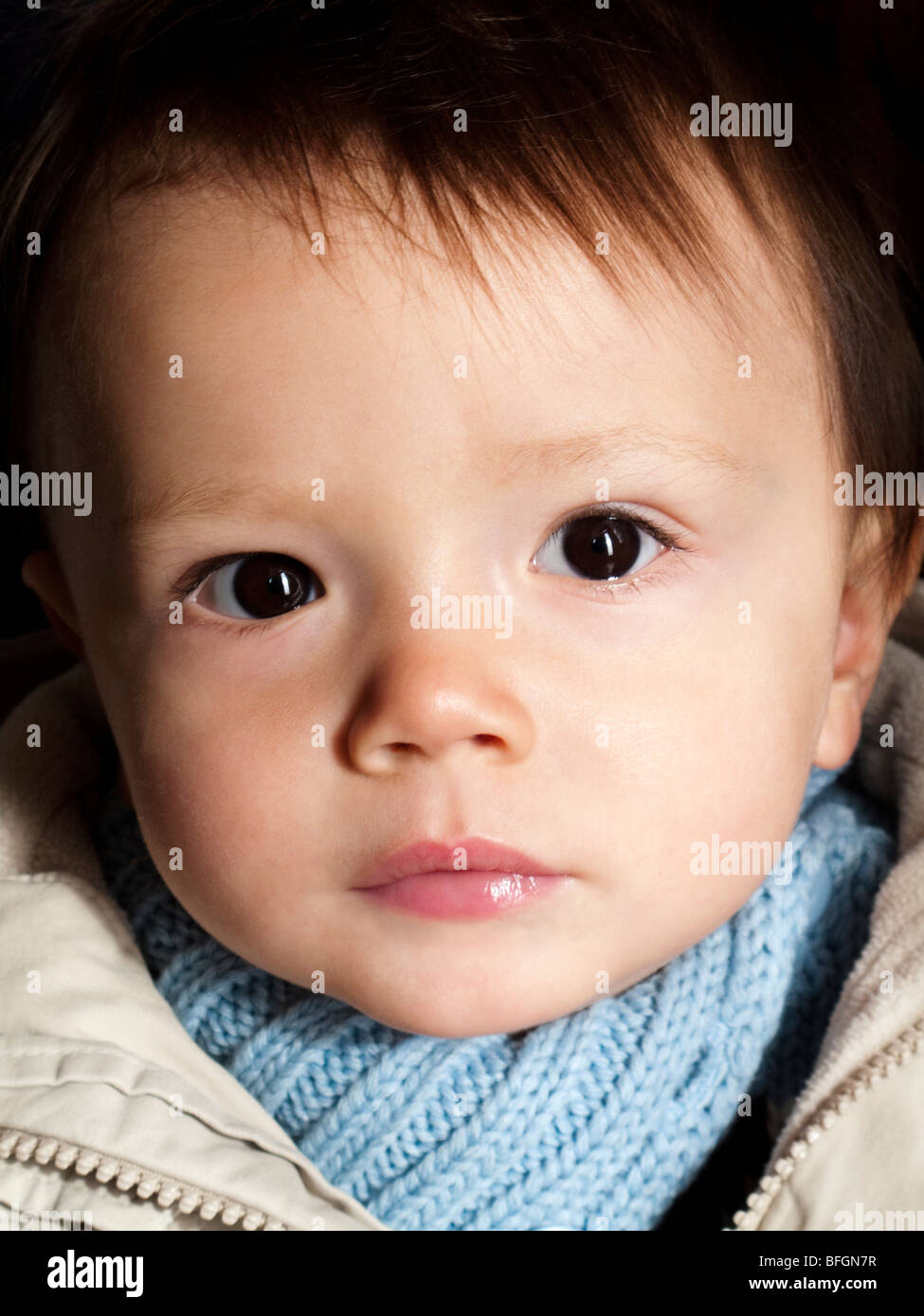 Portrait of baby boy Stock Photo - Alamy
