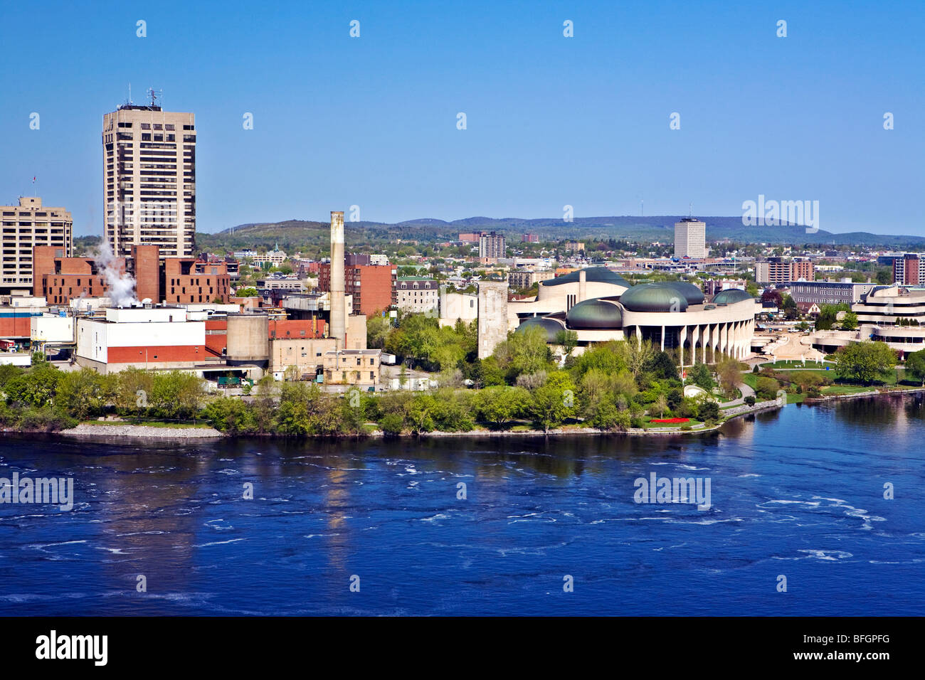 Gatineau with Museum of Civilization, Quebec, Canada Stock Photo Alamy