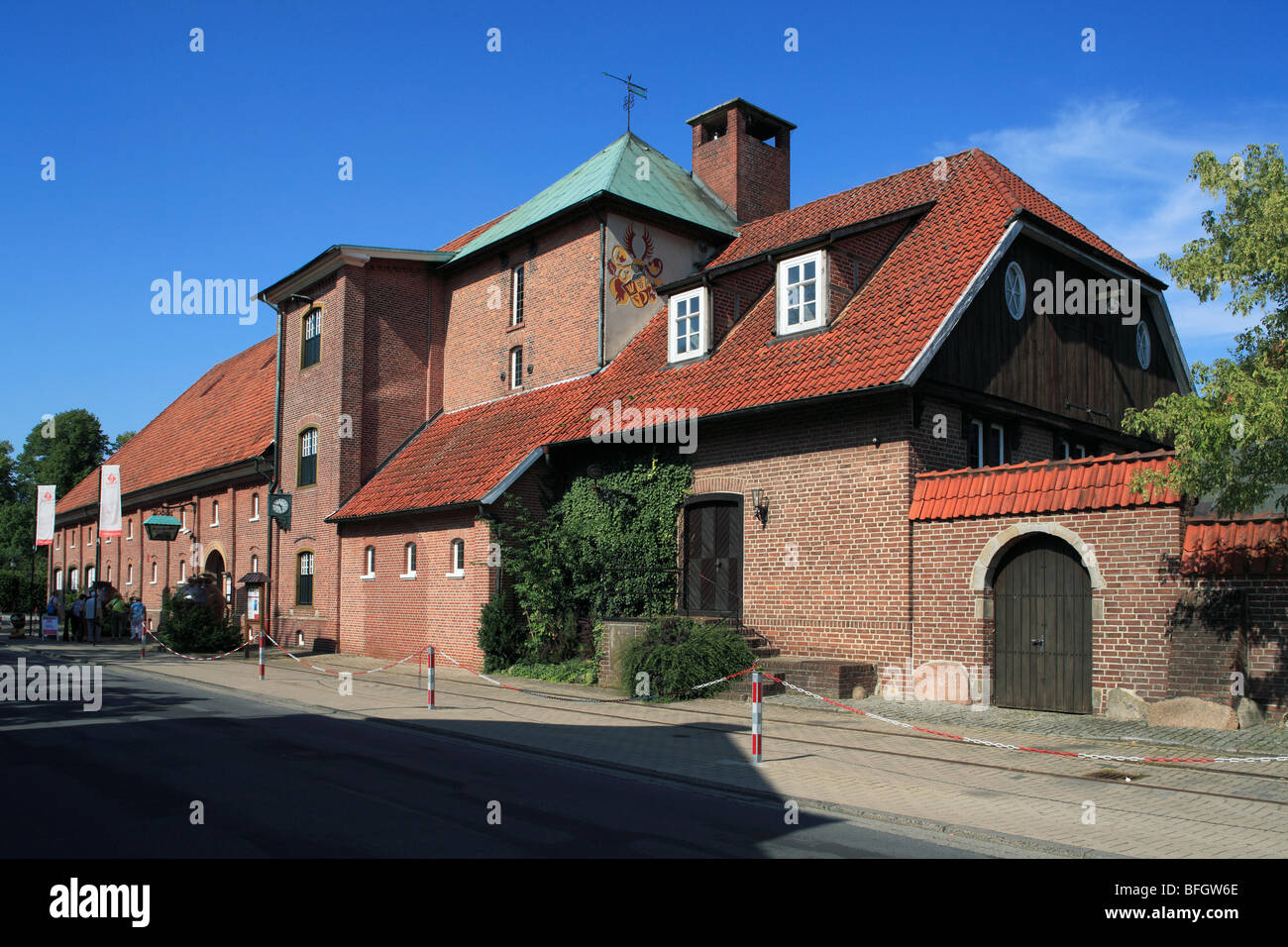 Werk der Brennerei Berentzen in Haseluenne, Emsland, Niedersachsen Stock Photo Alamy