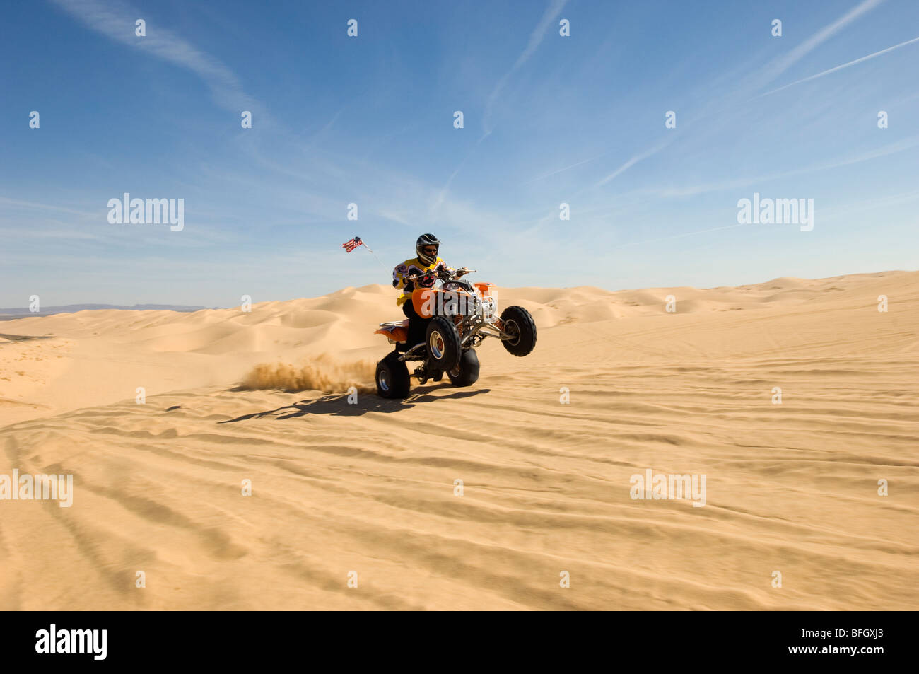 Man riding atv vehicle hi-res stock photography and images - Alamy