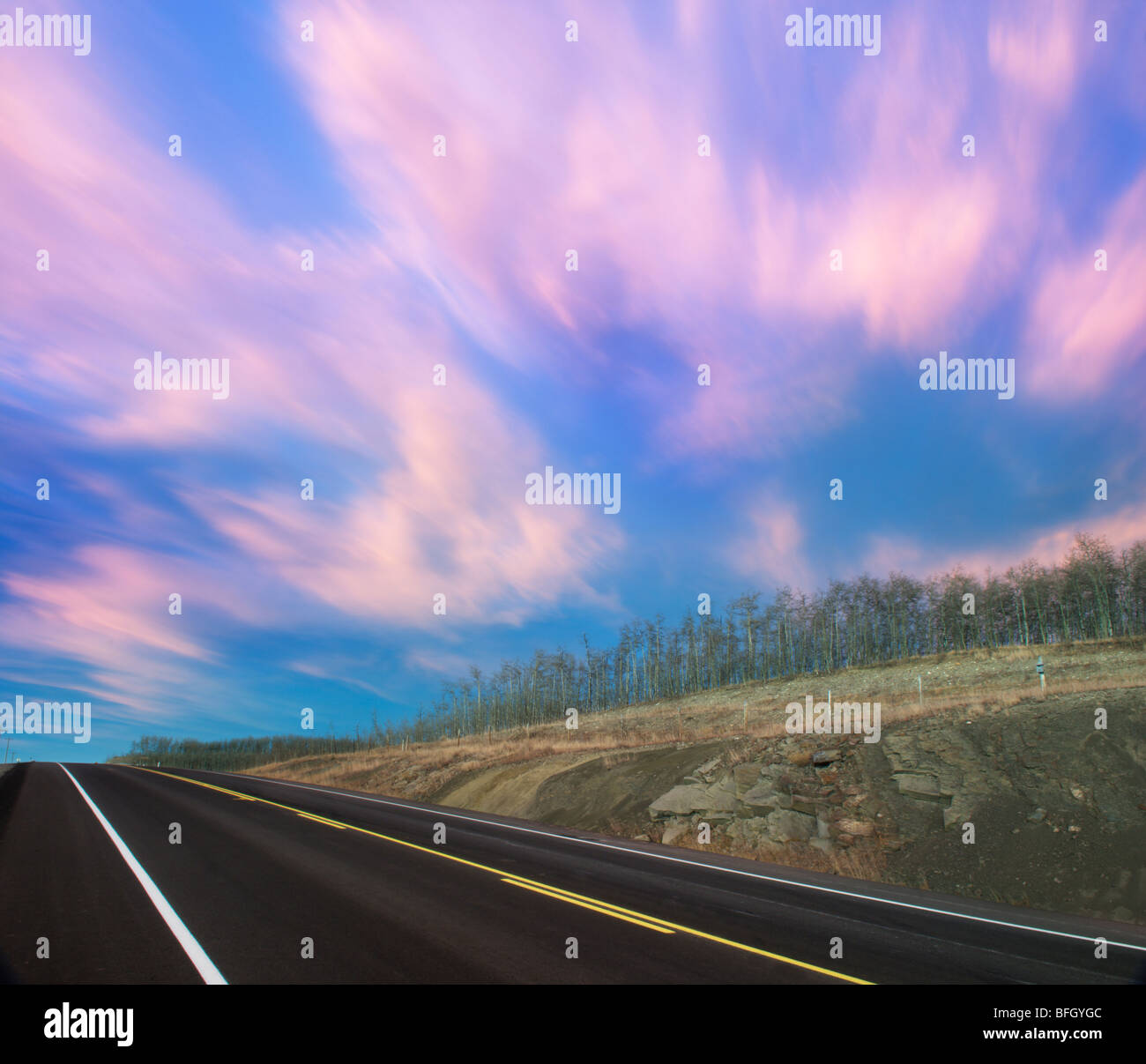 Highway near cochrane hires stock photography and images Alamy
