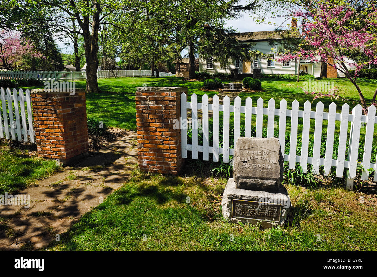Laura Secord Homestead, part of the Niagara Heritage Trail, in the town