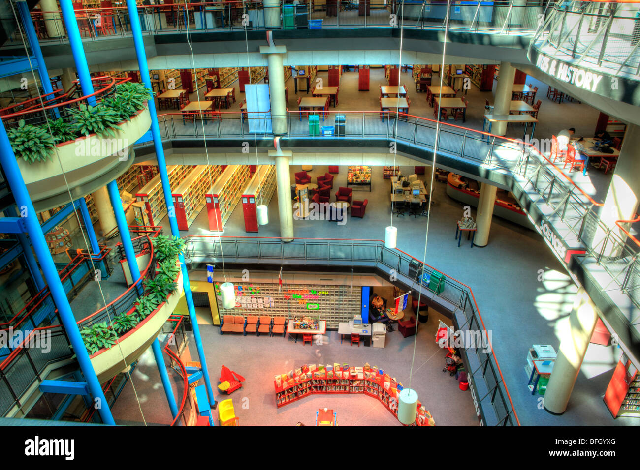 Mississauga Library, Mississauga, Ontario, Canada Stock Photo Alamy