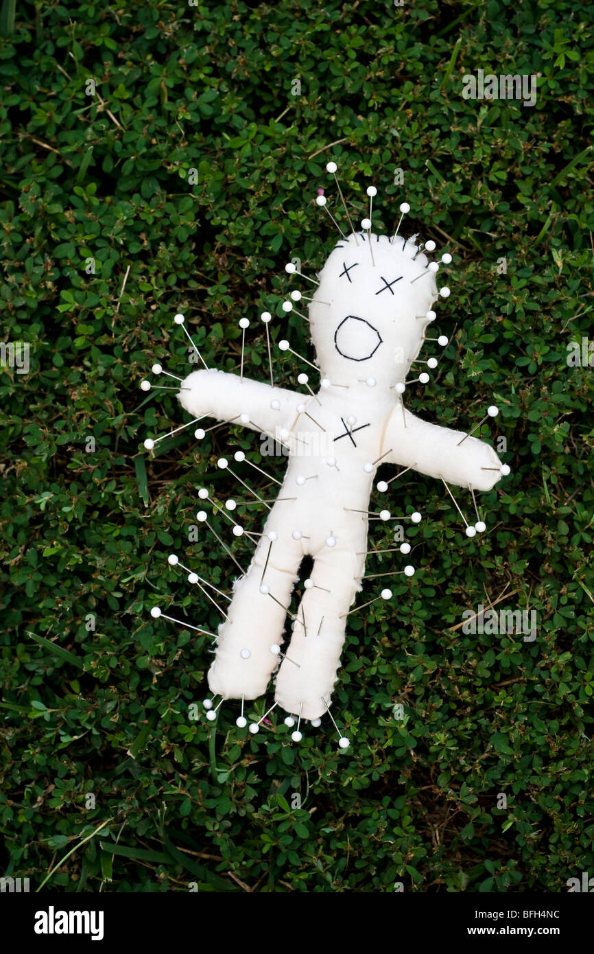 white voodoo doll