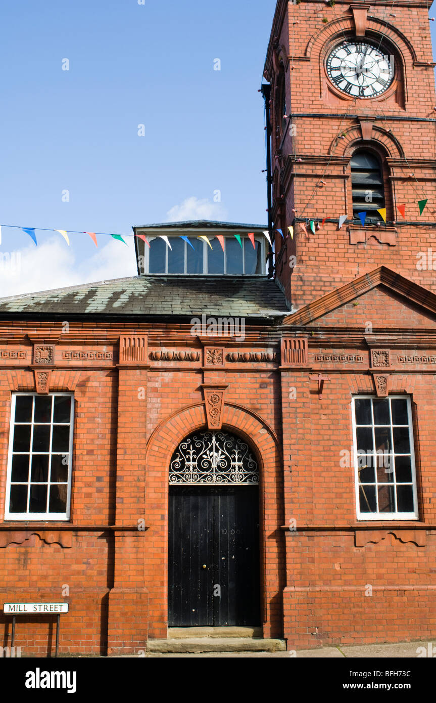 Street scene in Kington, Herefordshire Stock Photo Alamy