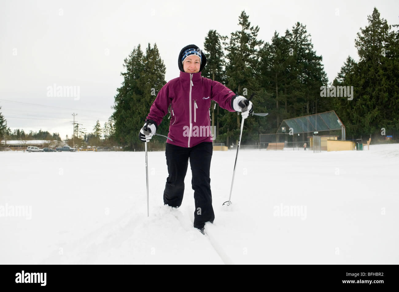 Brentwood park ski hires stock photography and images Alamy