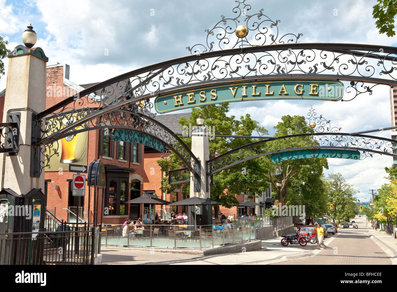 Hess Village, Hamilton, Ontario, Canada Stock Photo Alamy