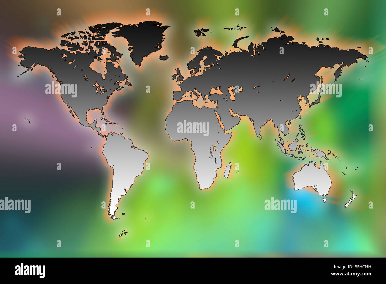 World Map Stock Photo Alamy - World Map BFHCNH