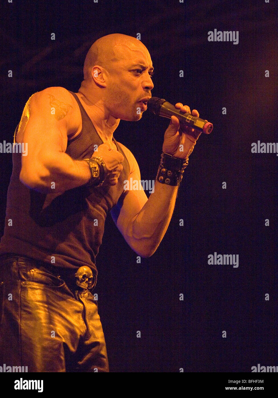 BUDAPEST-August 6: Snap performs on stage at Cafe del Rio stage, 2009 in Hungary Stock Photo
